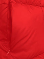Women's Mid Length Hooded Puffer Coat with Zip Front and Pockets