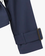 Women's Short Trench Coat | Short Belted Lightweight Windbreaker Jacket