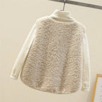 Women's Sherpa Fleece Gilet with Button Front and Pockets