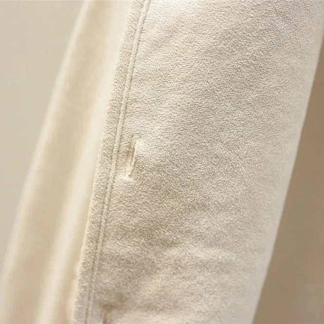Women's Sherpa Fleece Gilet with Button Front and Pockets