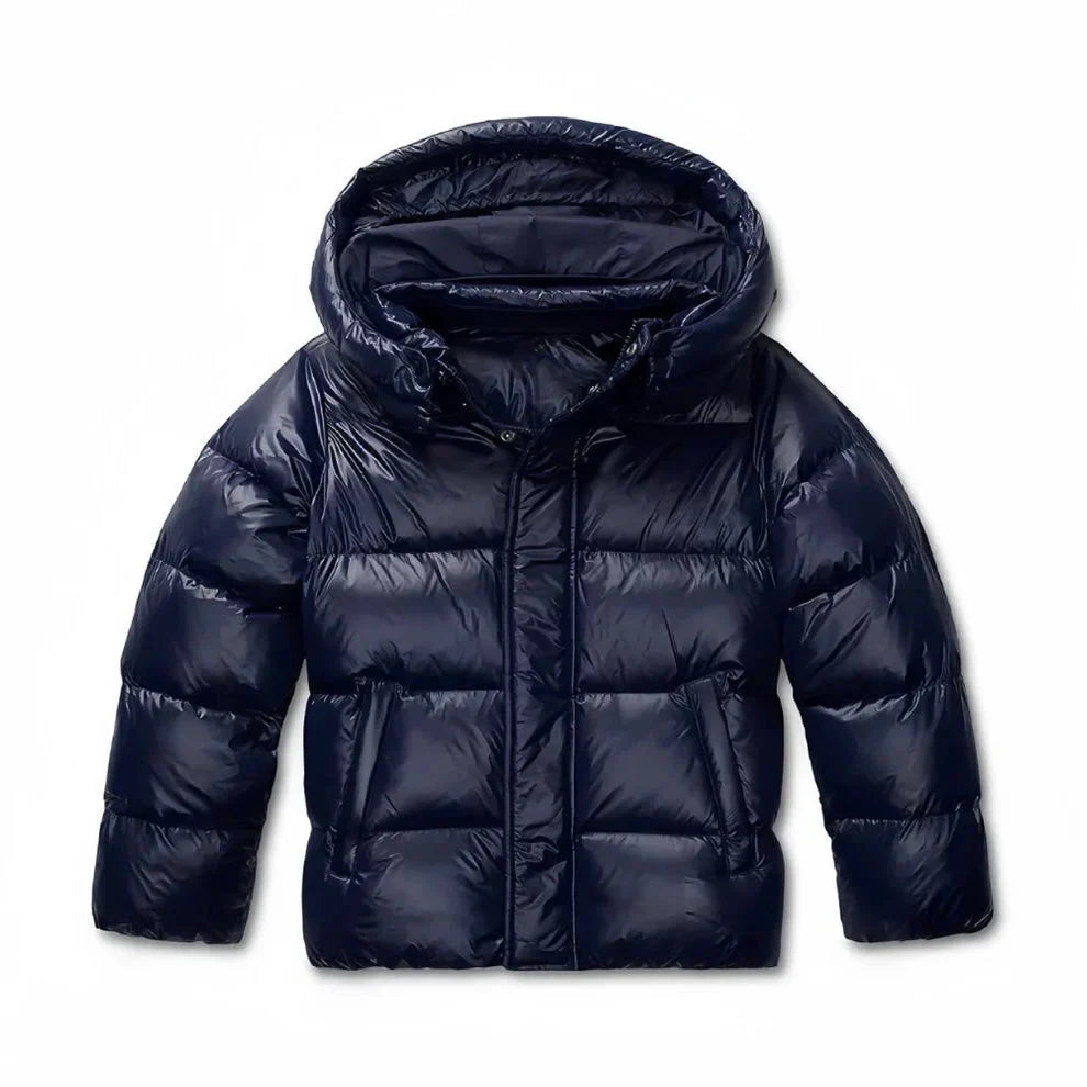 Women's Hooded Puffer Jacket | Quilted Padded Zip Up with Pockets