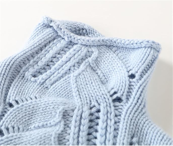 Women's Blue Longline Knit Jumper