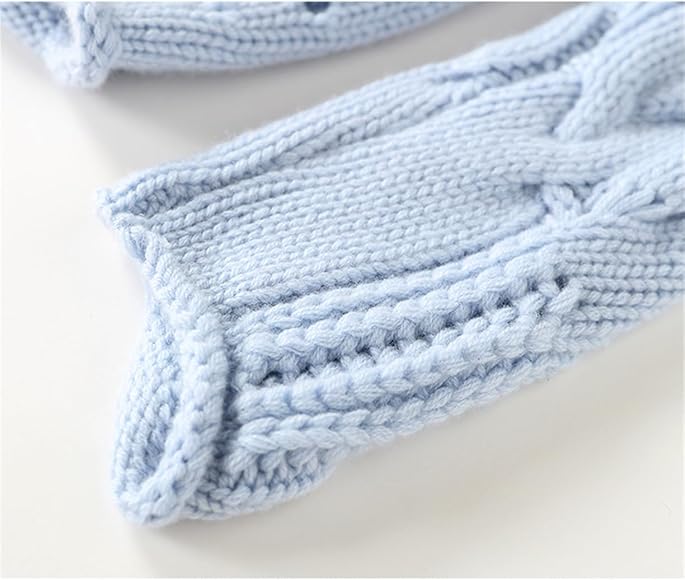 Women's Blue Longline Knit Jumper