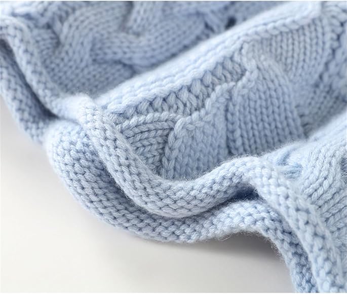 Women's Blue Longline Knit Jumper