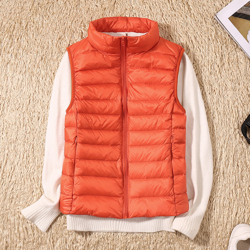 Women's Lightweight Padded Zip Up Gilet