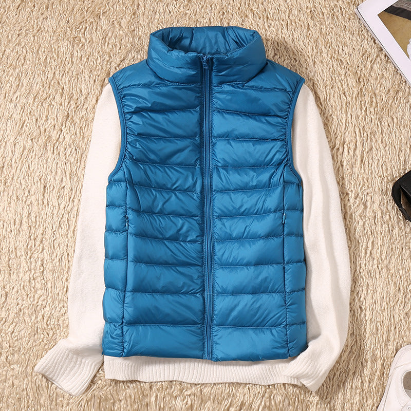 Women's Lightweight Padded Zip Up Gilet