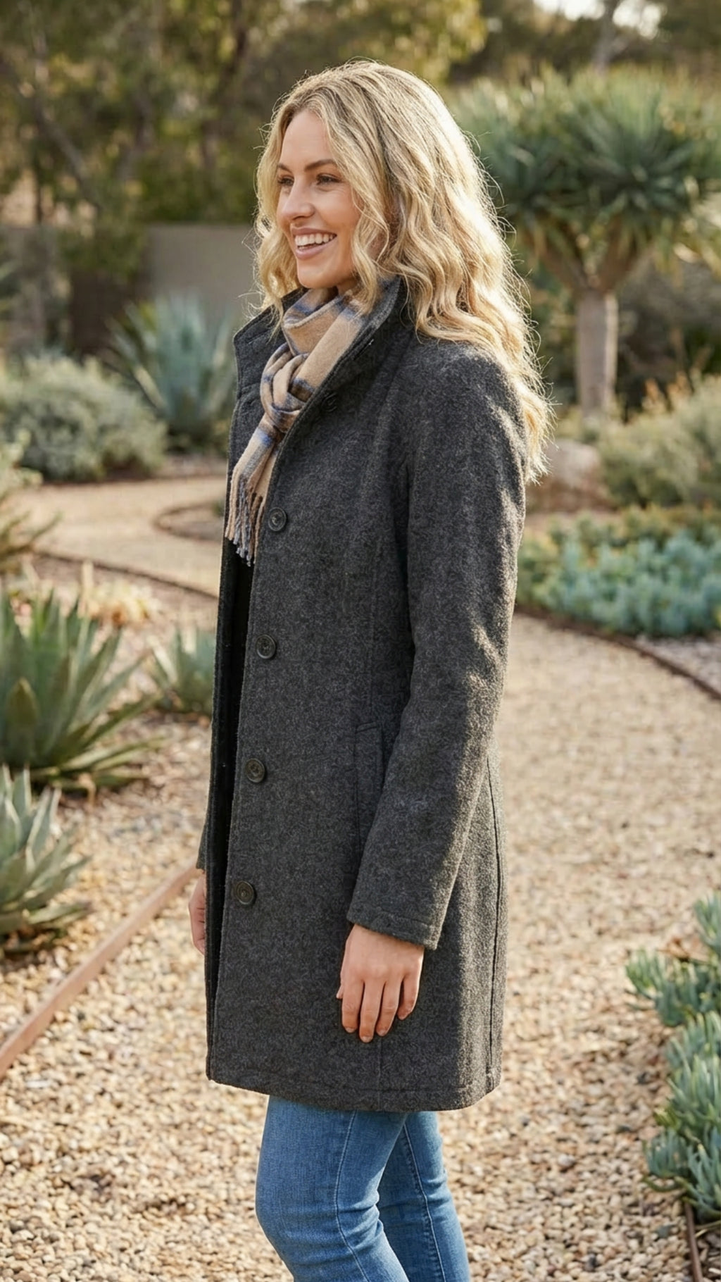 Women’s Button-Up Long Coat