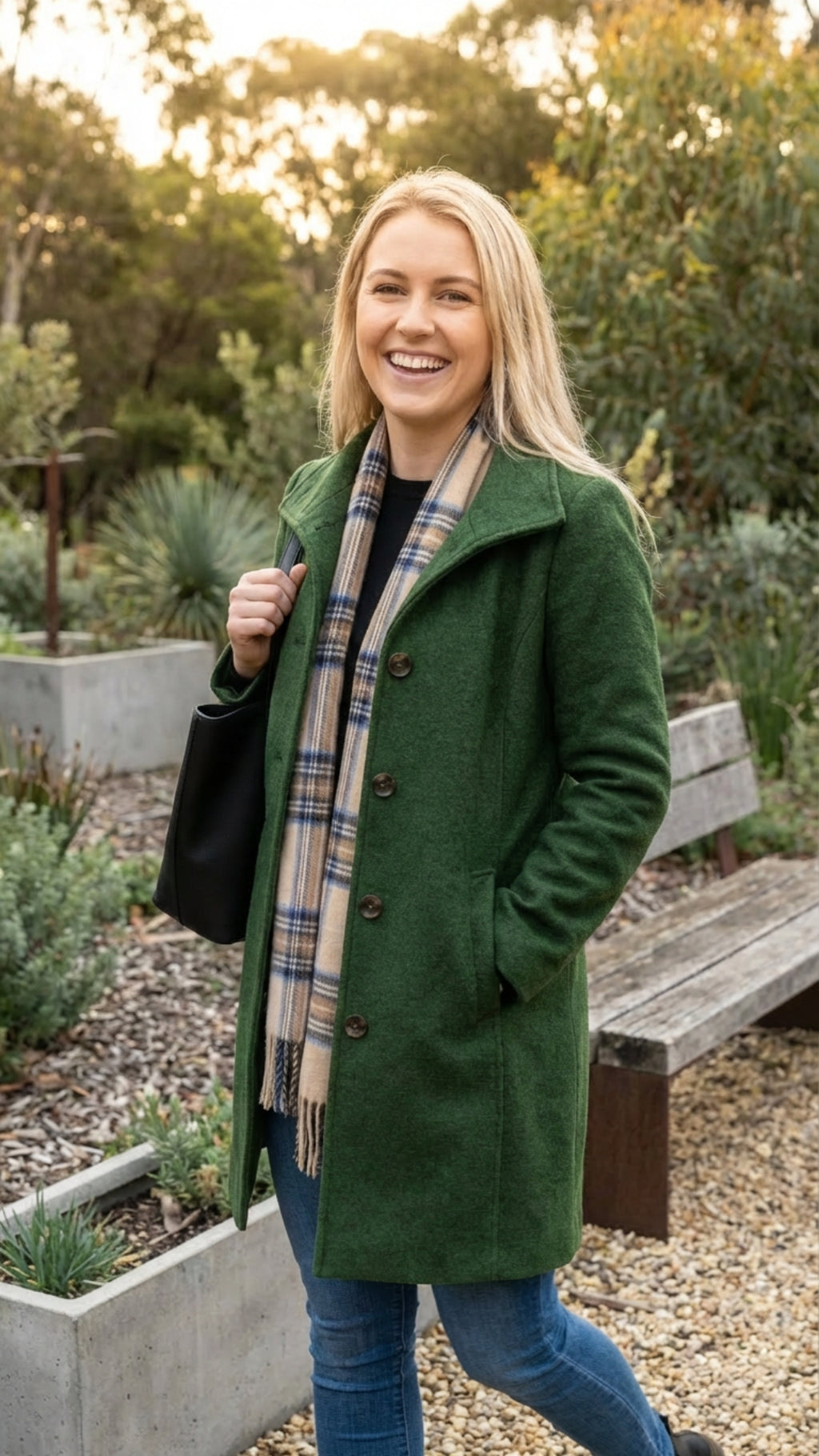 Women’s Button-Up Long Coat