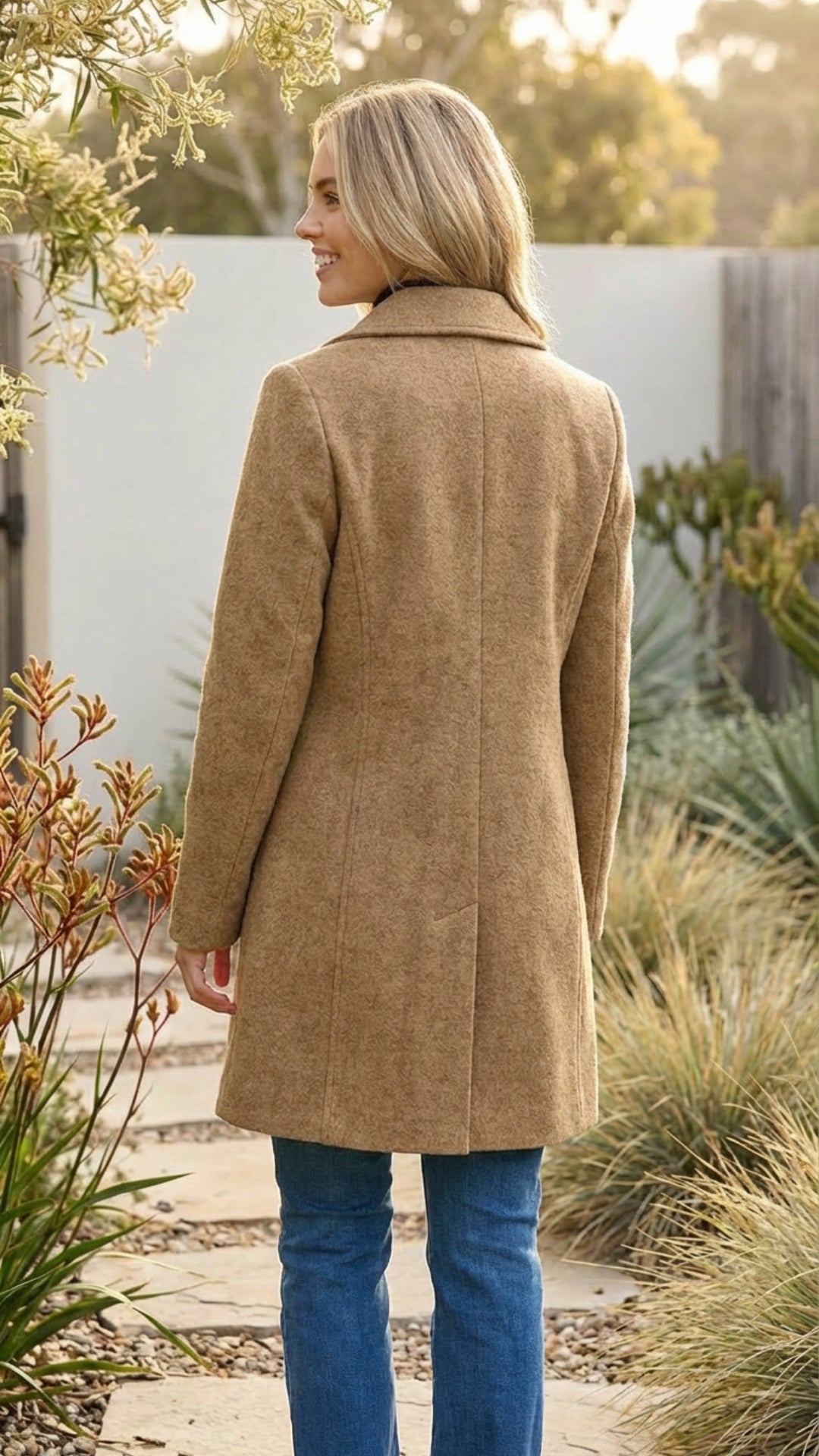 Women’s Button-Up Long Coat