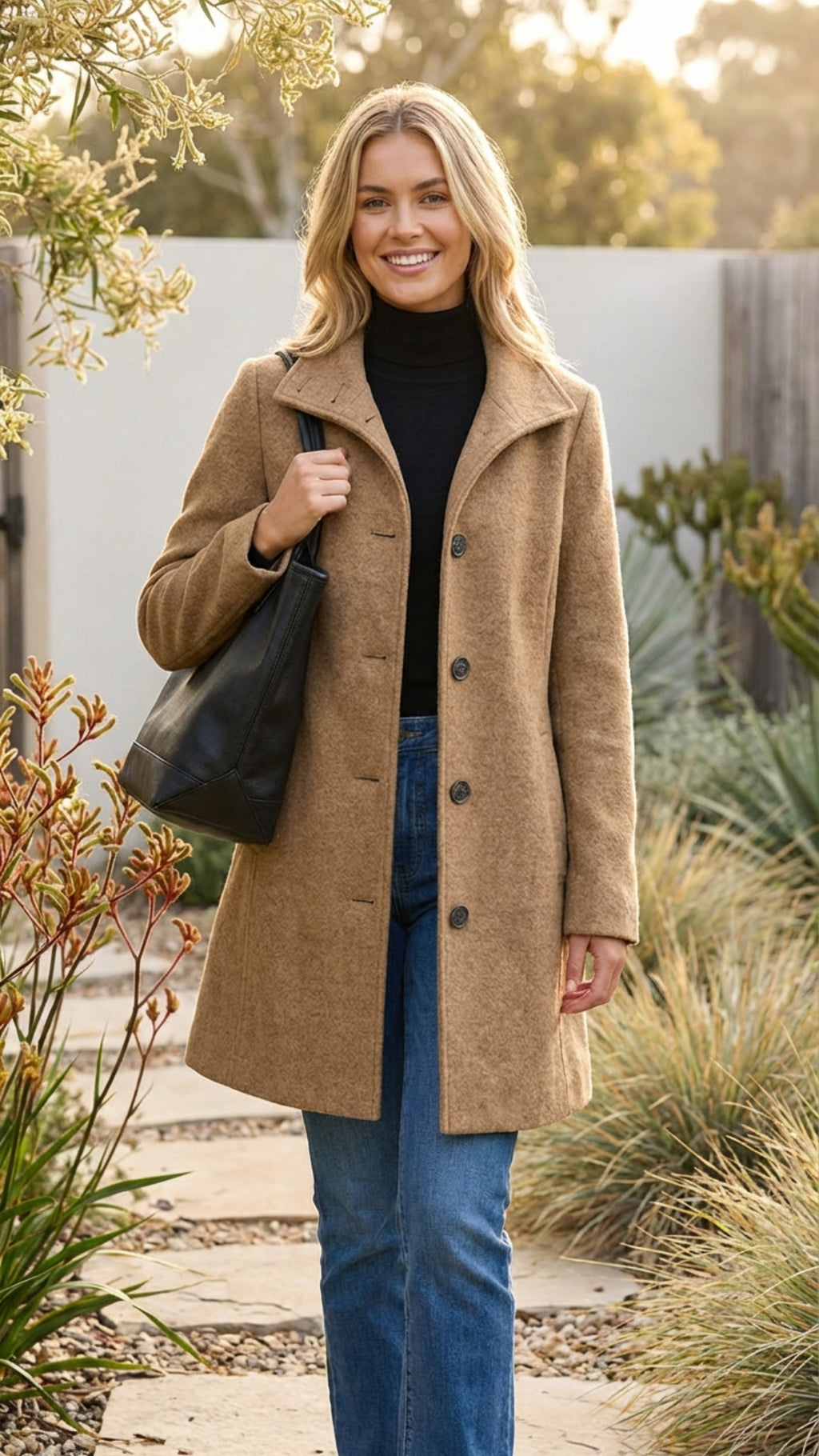 Women’s Button-Up Long Coat