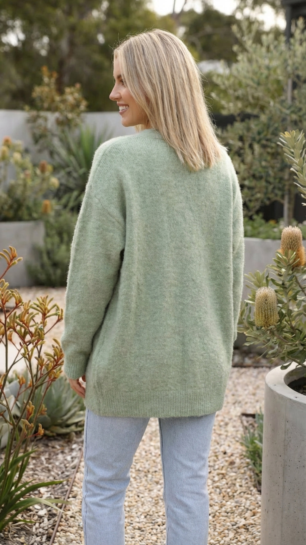 Women’s Long Oversized Knit Cardigan