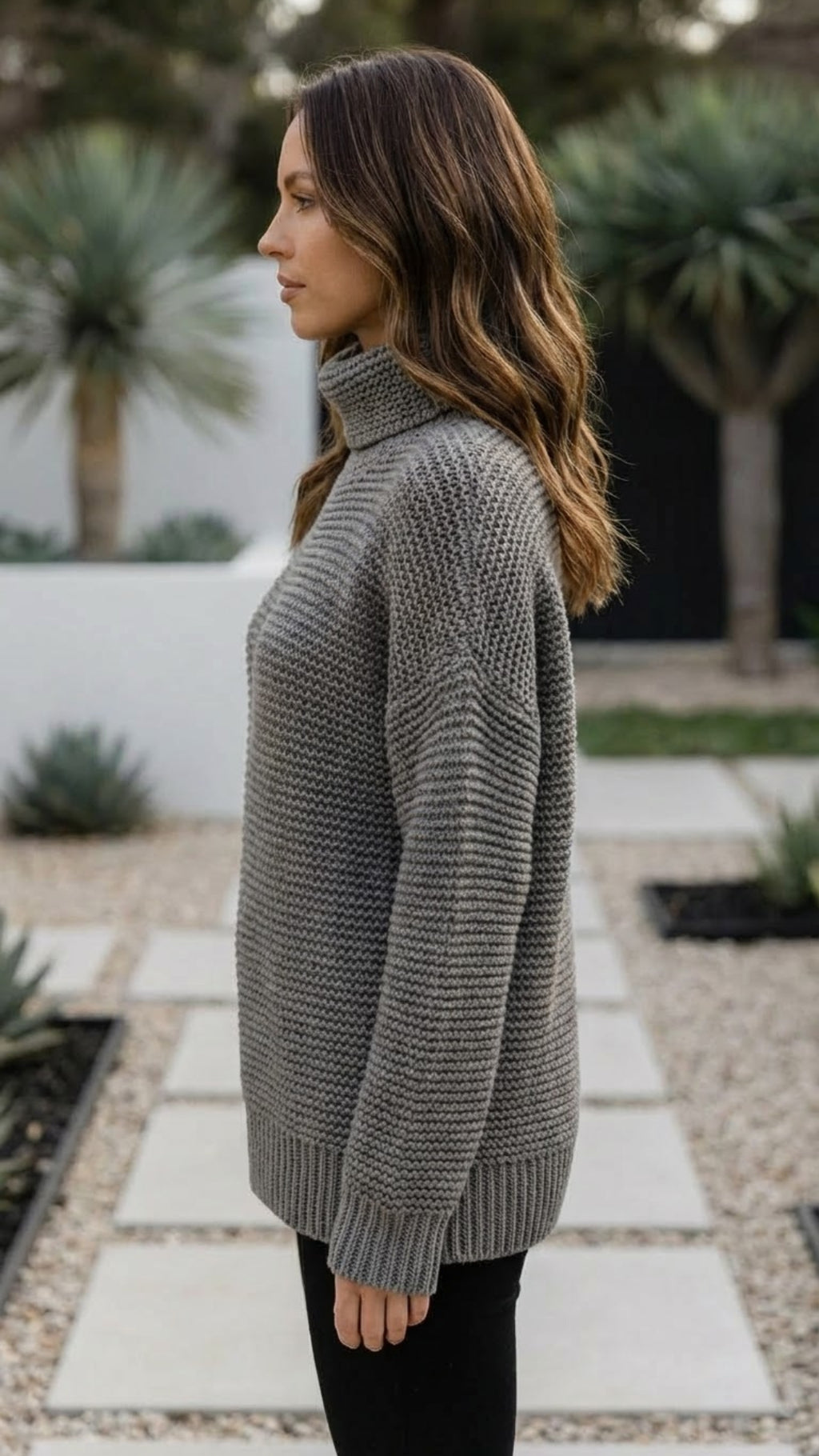 Women’s Knitted Turtleneck Sweater