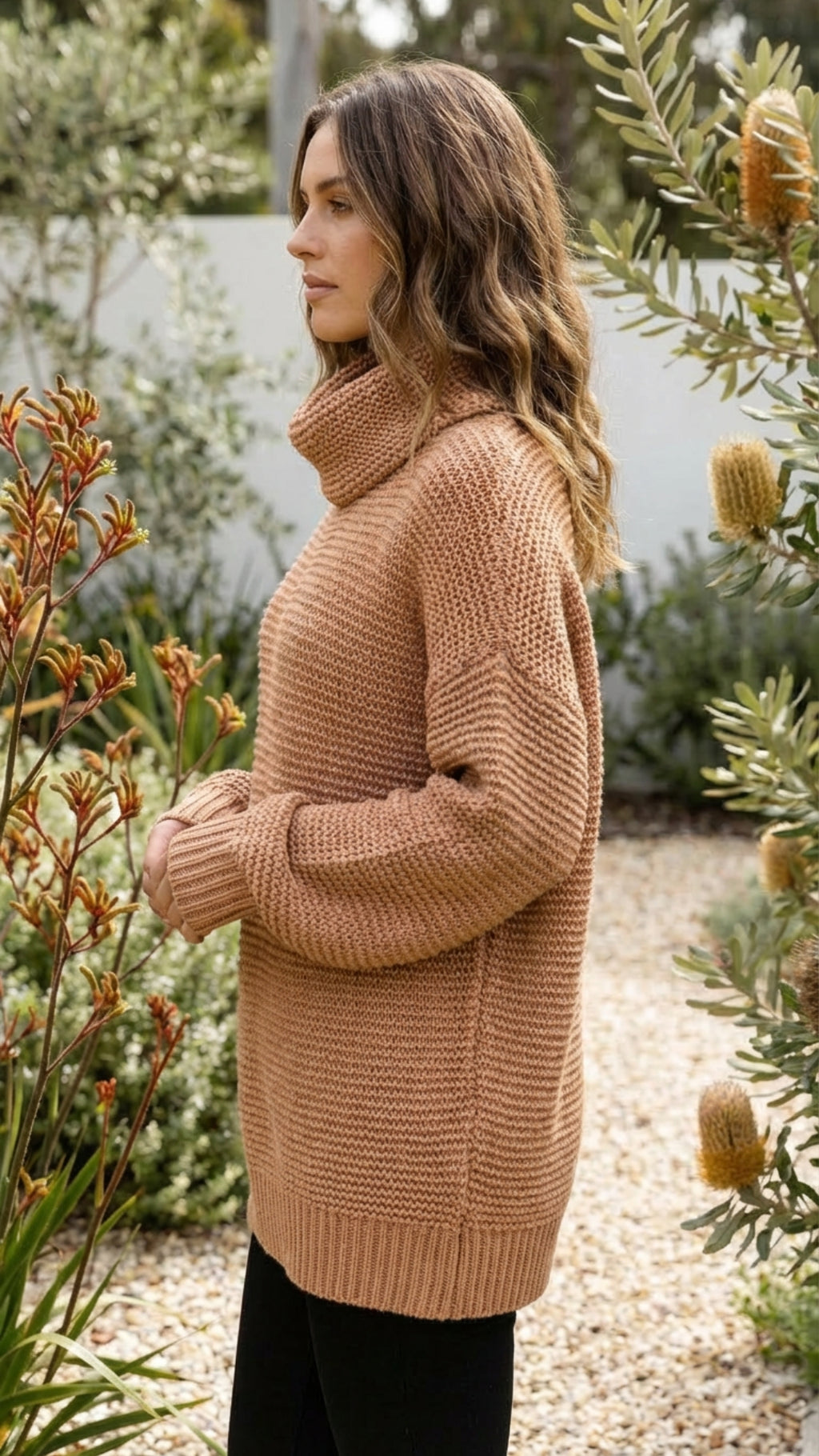 Women’s Knitted Turtleneck Sweater