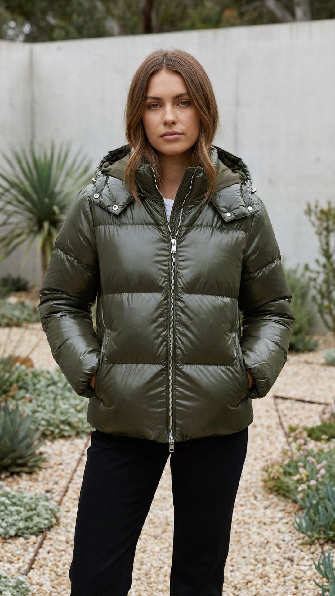 Women’s Quilted Hooded Puffer Jacket