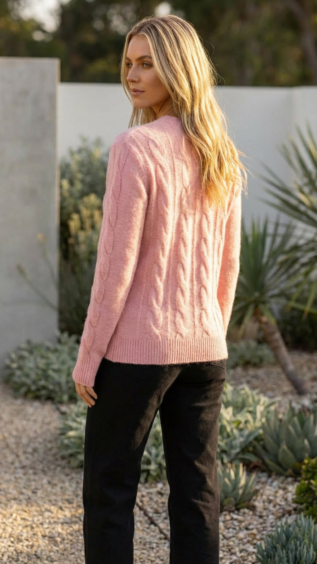 Women's Autumn Crew Neck Knit Sweater