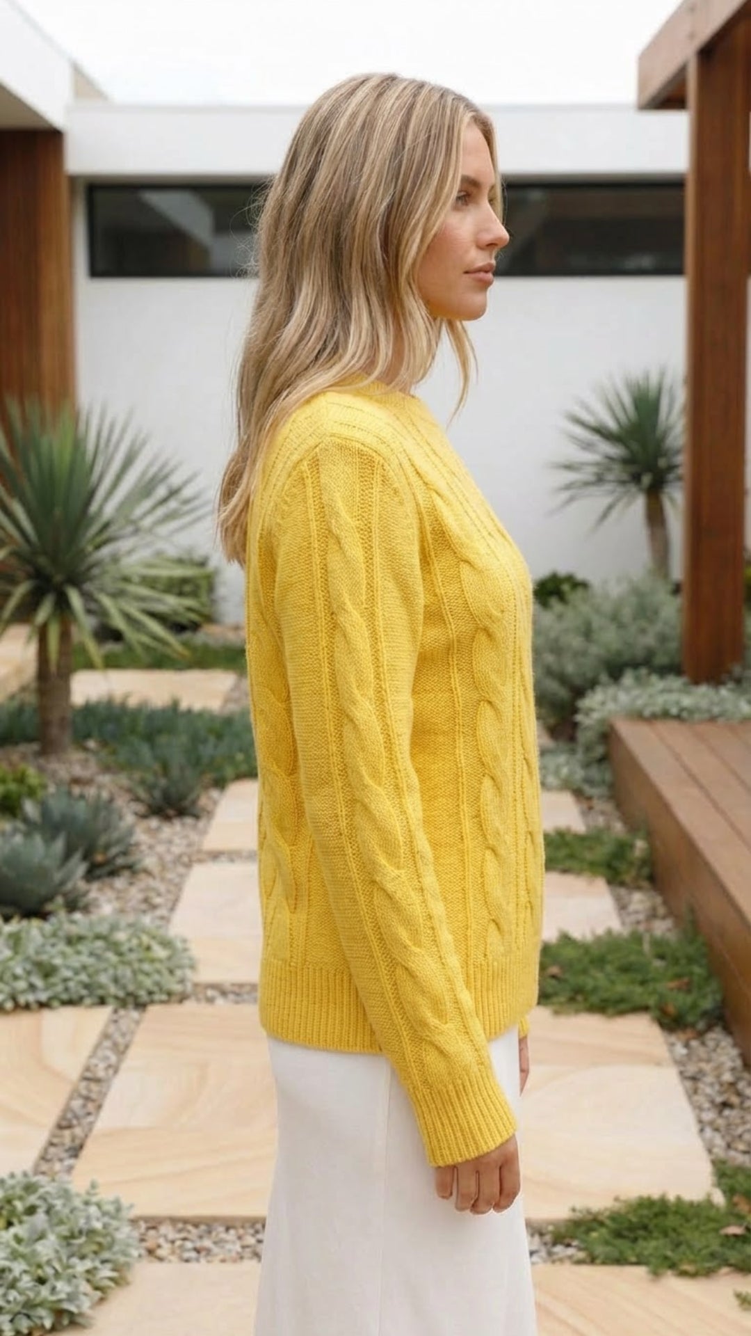 Women's Autumn Crew Neck Knit Sweater