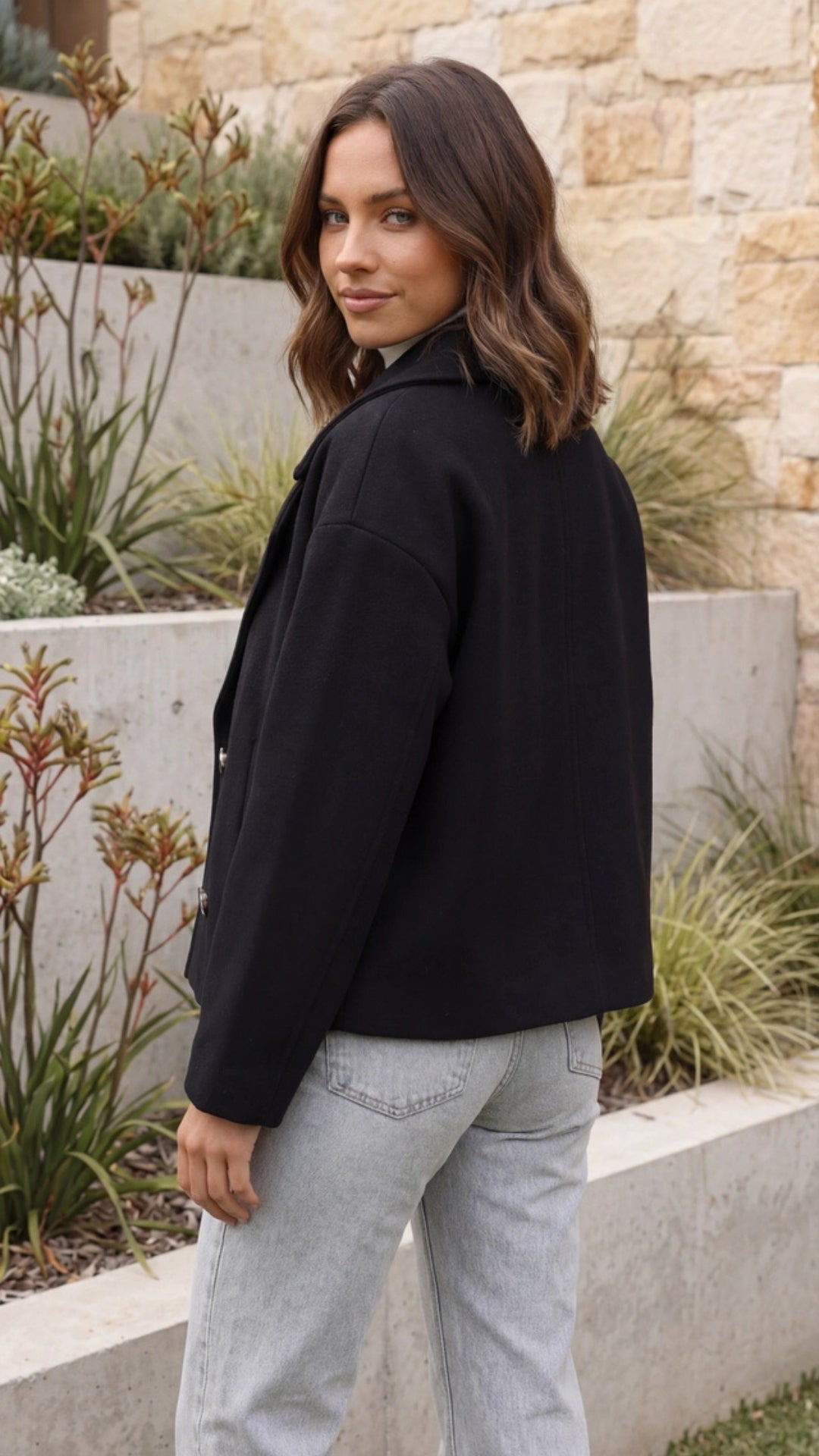 Women's Double-Breasted Short Coat