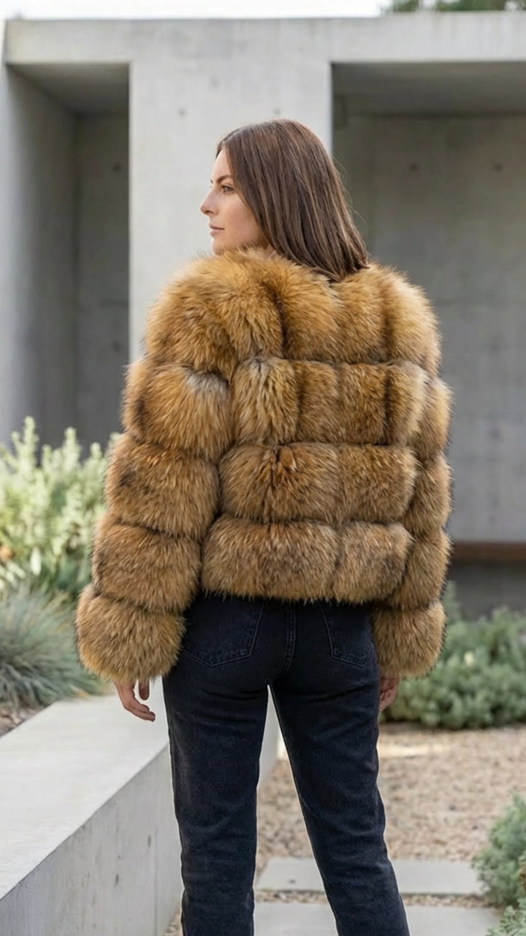 Women's Fluffy Faux Fur Jacket
