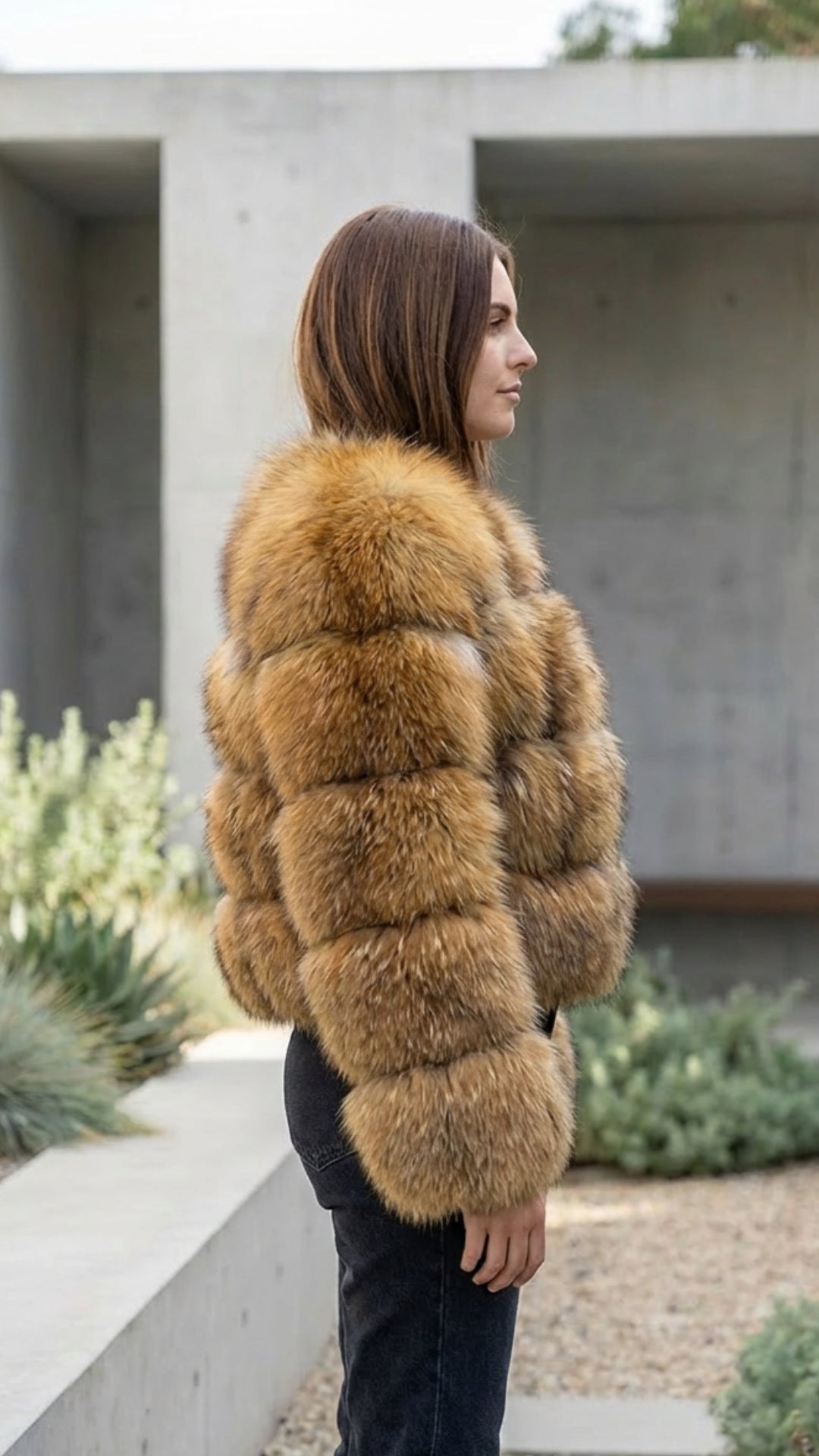 Women's Fluffy Faux Fur Jacket