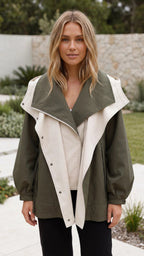 Women's Hooded Windbreaker Jacket