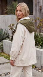 Women's Hooded Windbreaker Jacket