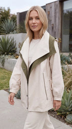 Women's Hooded Windbreaker Jacket