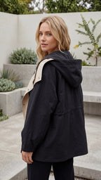 Women's Hooded Windbreaker Jacket