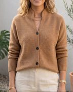 Women's Knit Cardigan | Button Front Relaxed Fit with Pockets