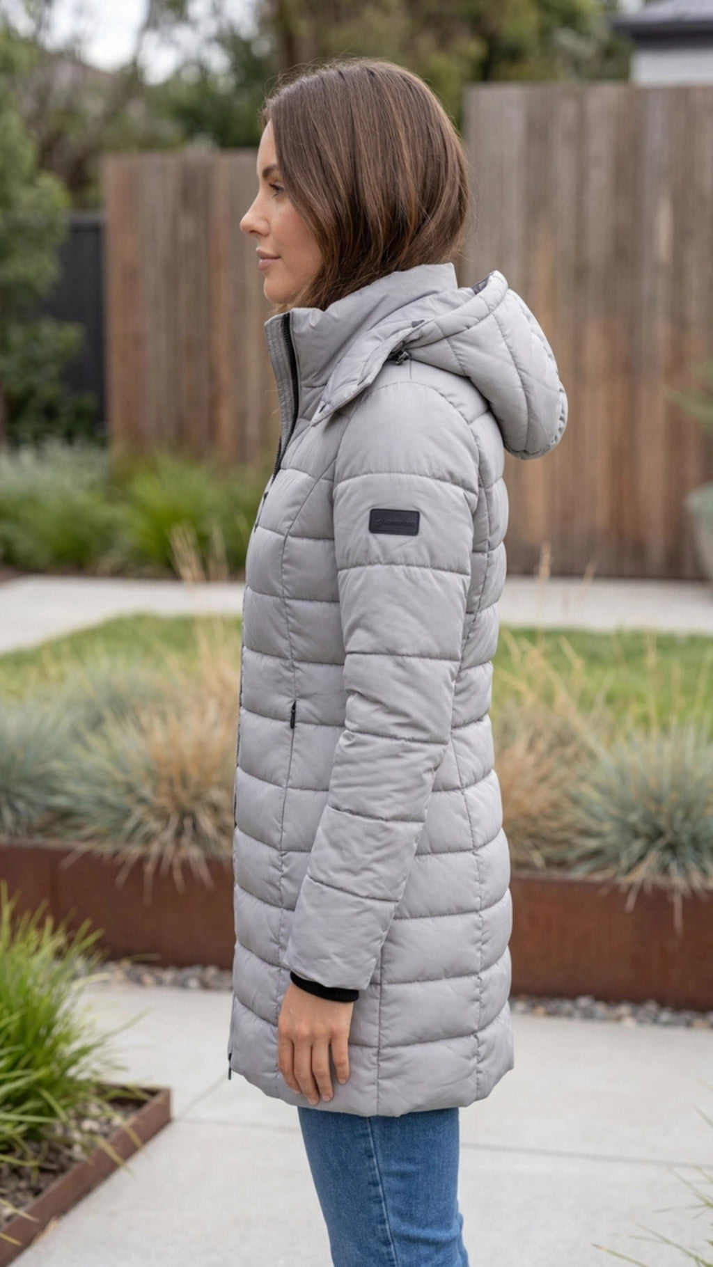 Women’s Long Hooded Puffer Winter Jacket