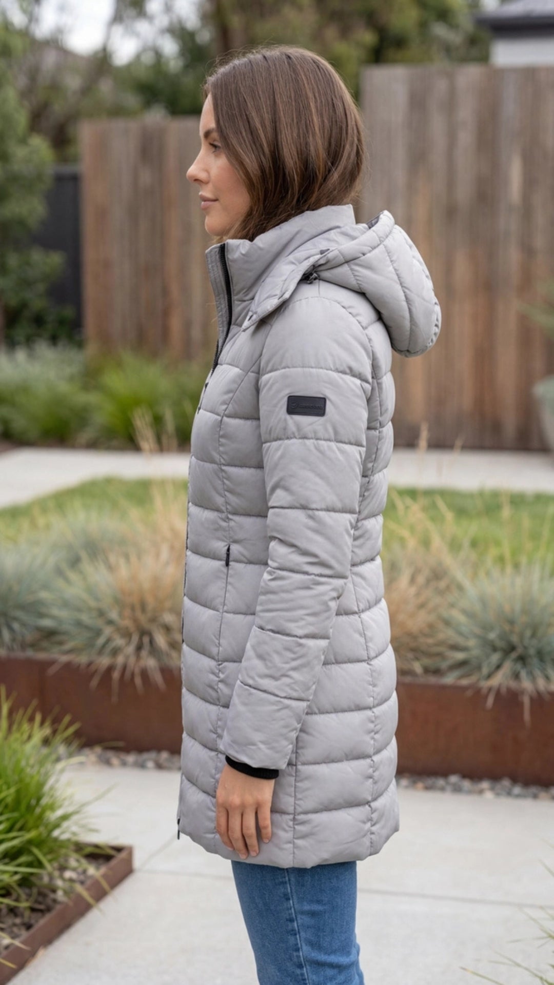 Women’s Long Hooded Puffer Winter Jacket