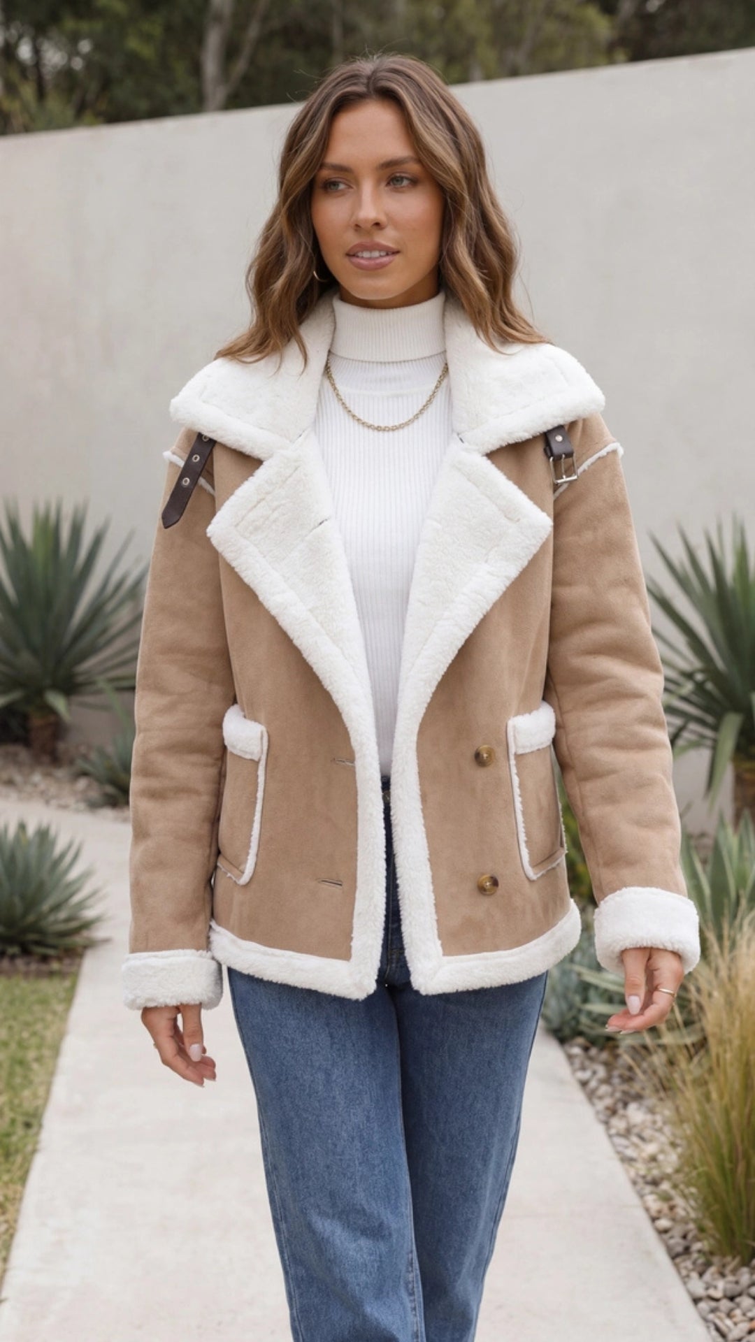 Women's Oversized Aviator Jacket