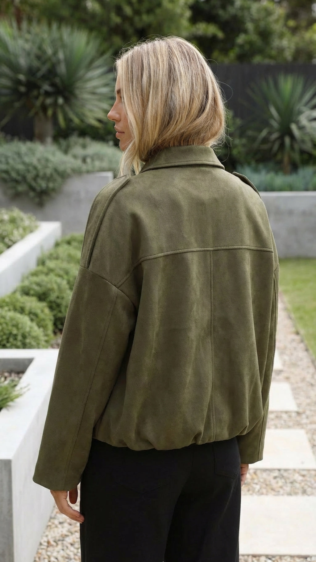 Women's Oversized Bomber Jacket