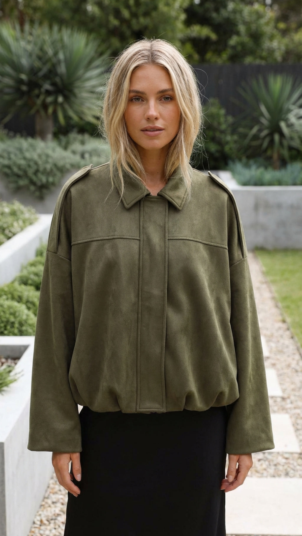 Women's Oversized Bomber Jacket