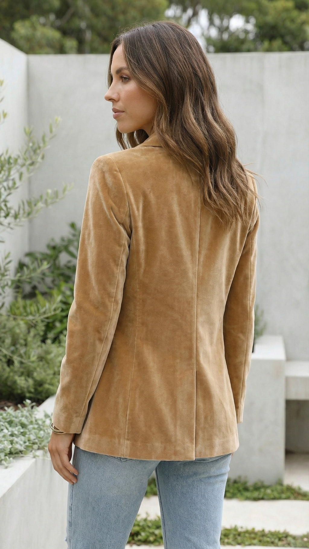 Women's Single Breasted Fitted Blazer