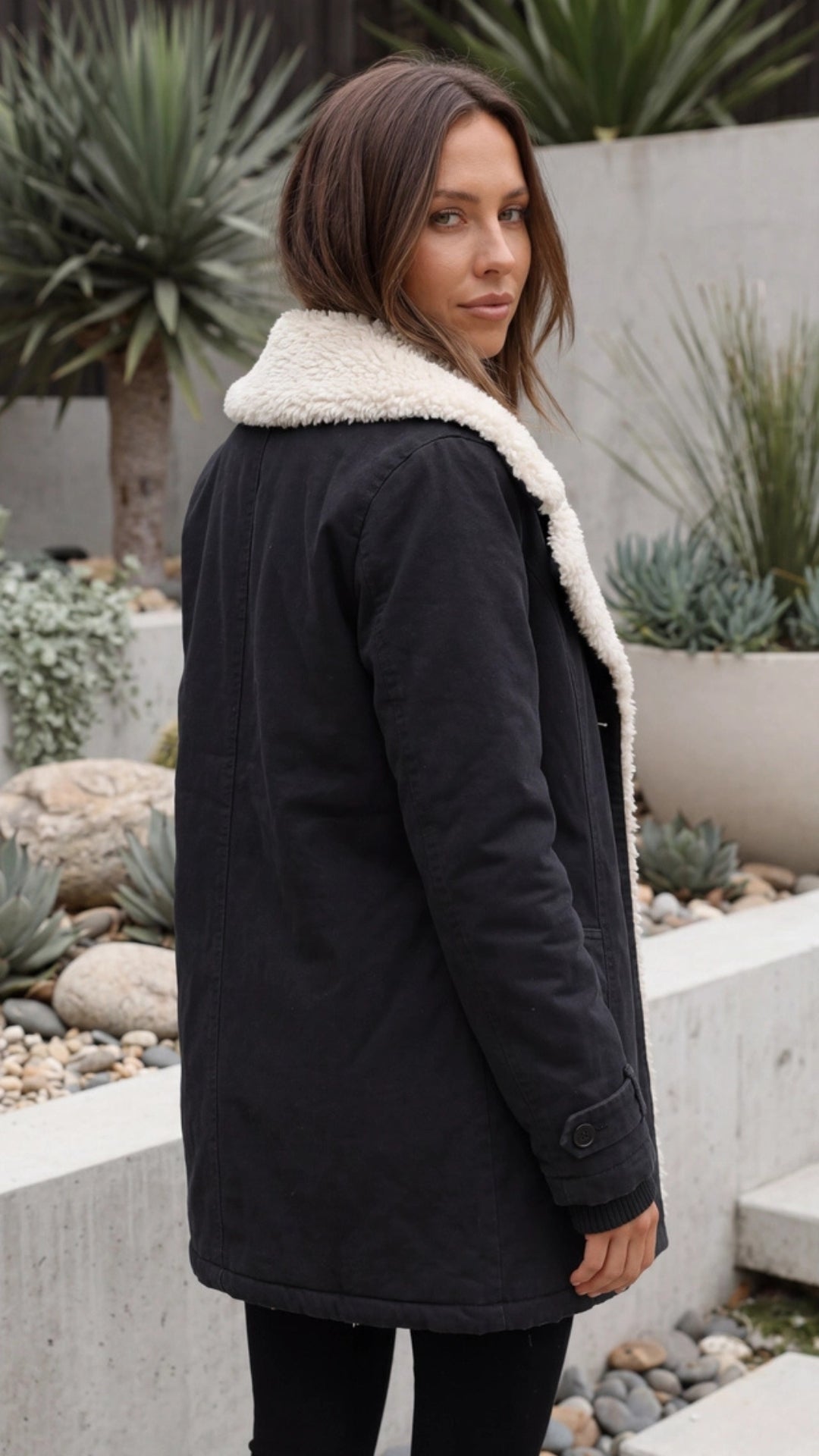 Women’s Sherpa Lined Winter Coat