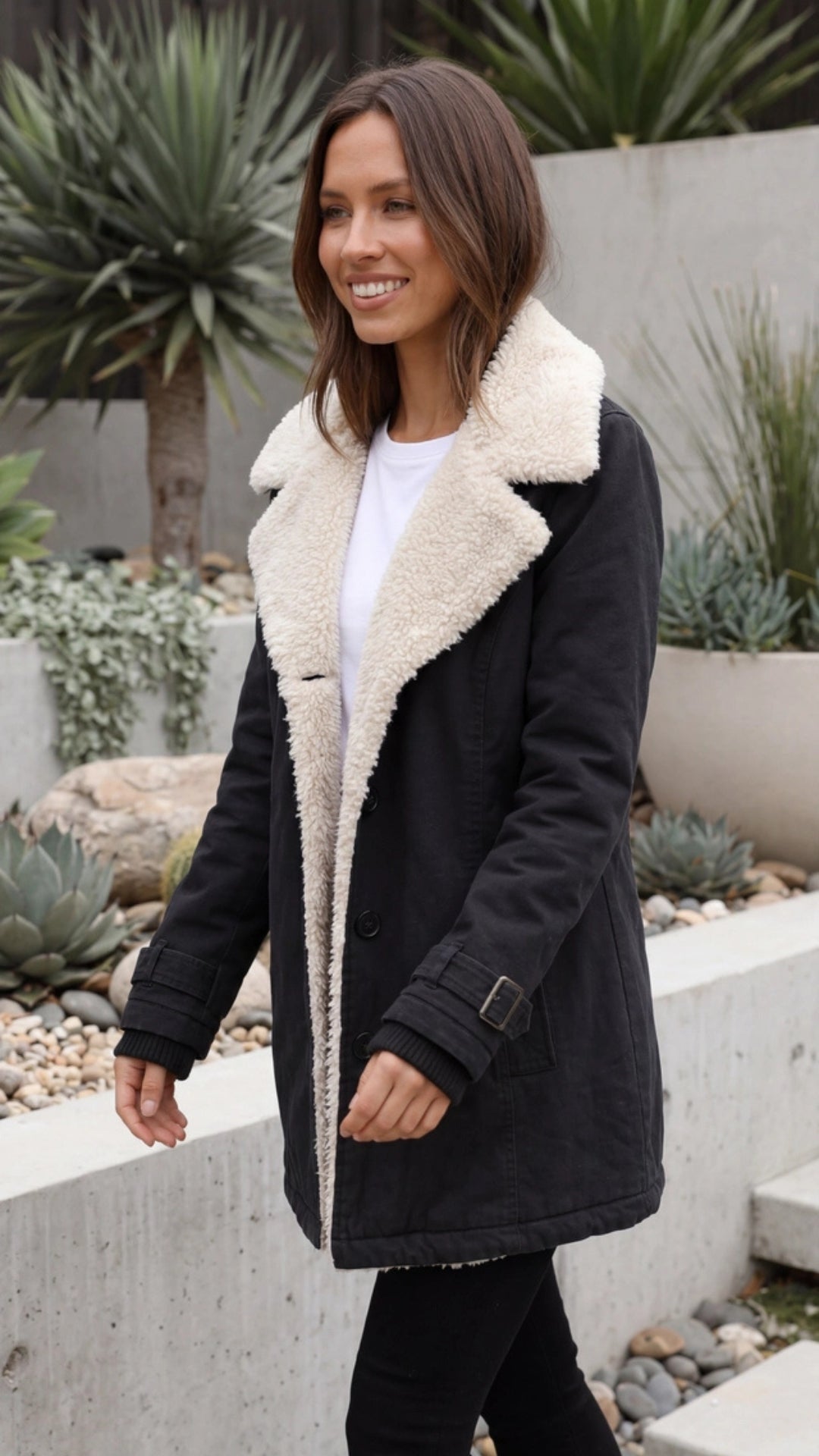 Women’s Sherpa Lined Winter Coat