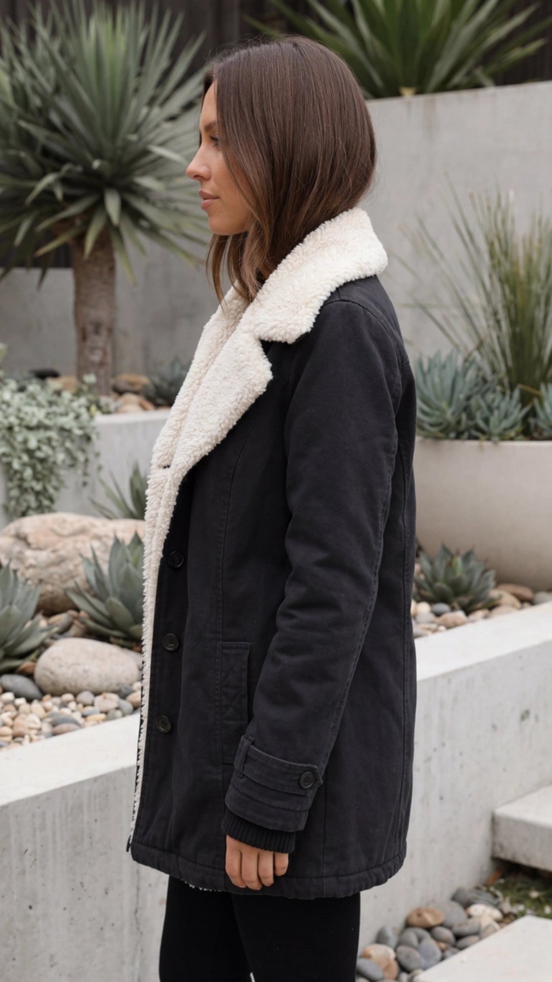 Women’s Sherpa Lined Winter Coat