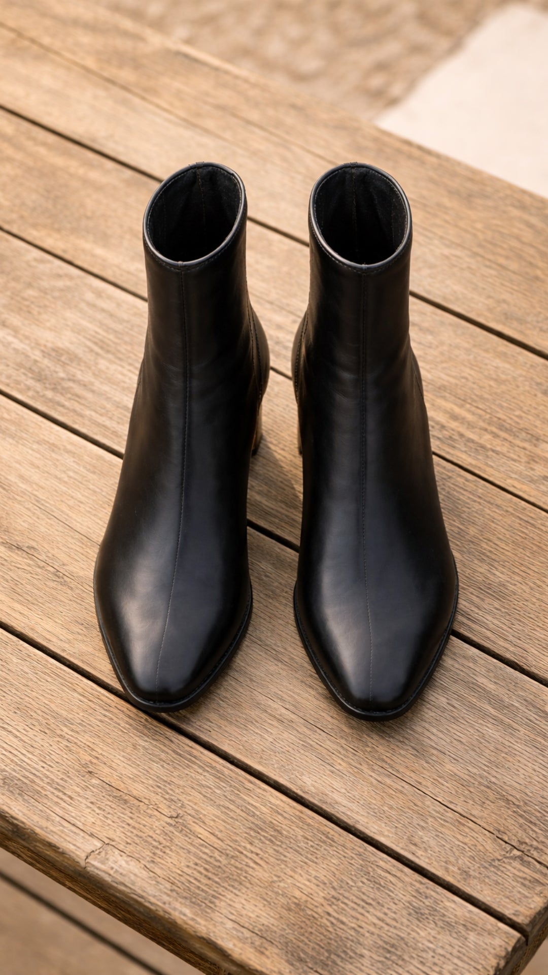 Women’s Square-Toe Heeled Ankle Boots