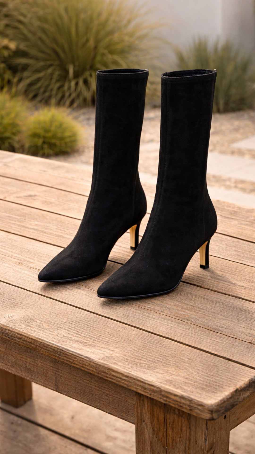 Women's Heeled Knee High Boots