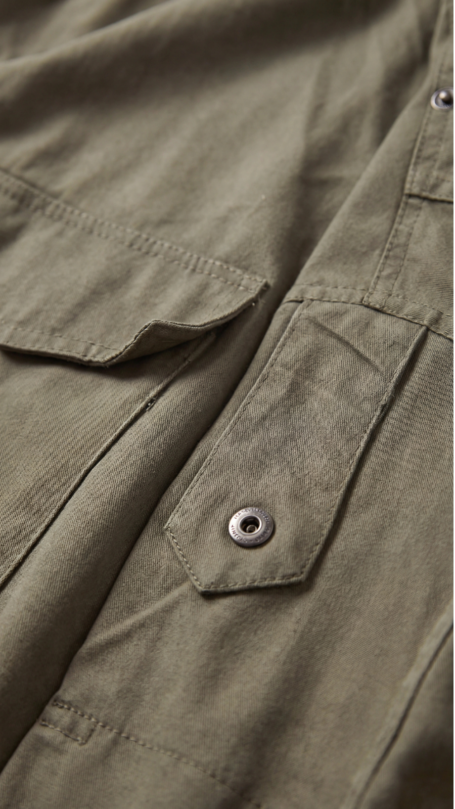 Women's Lightweight Zip Up Utility Cargo Jacket With Adjustable Waist