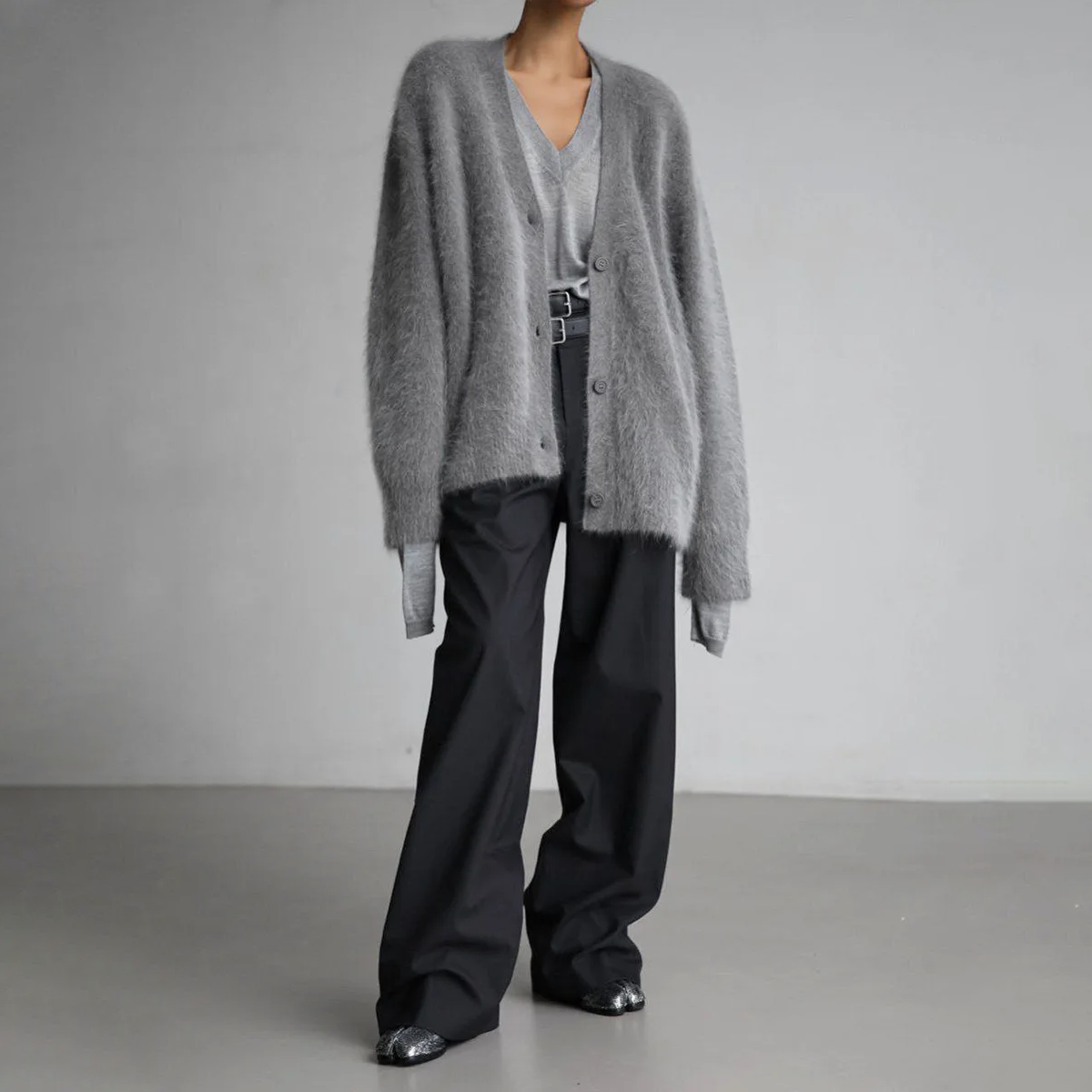 Women's Soft Knit Cardigan with Button Front