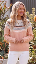 Women's Fair Isle Patterned Knit Jumper