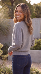 Women's Off Shoulder Asymmetric Knit Jumper | Long Sleeve Knit Top