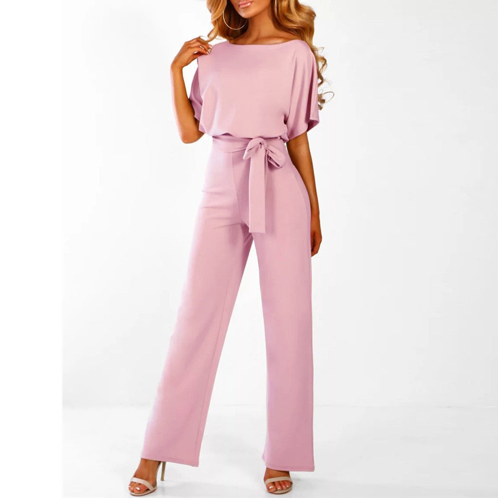 Women's Beige Batwing Jumpsuit 5