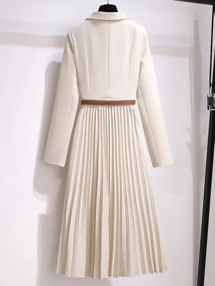 Women's Belted Blazer Dress 3