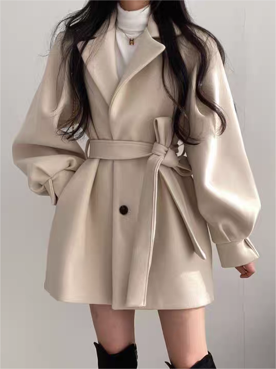 Women's Belted Trench Coat 2