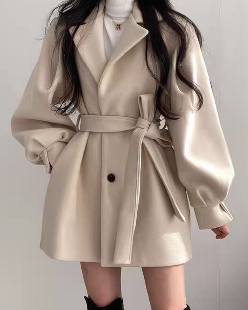 Women's Belted Trench Coat 2