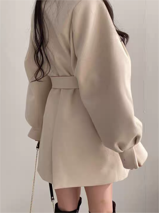 Women's Belted Trench Coat 4