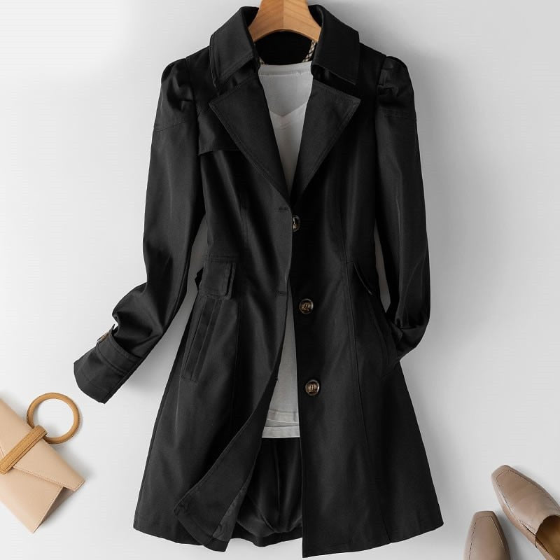 Women's Belted Trench Coat 1