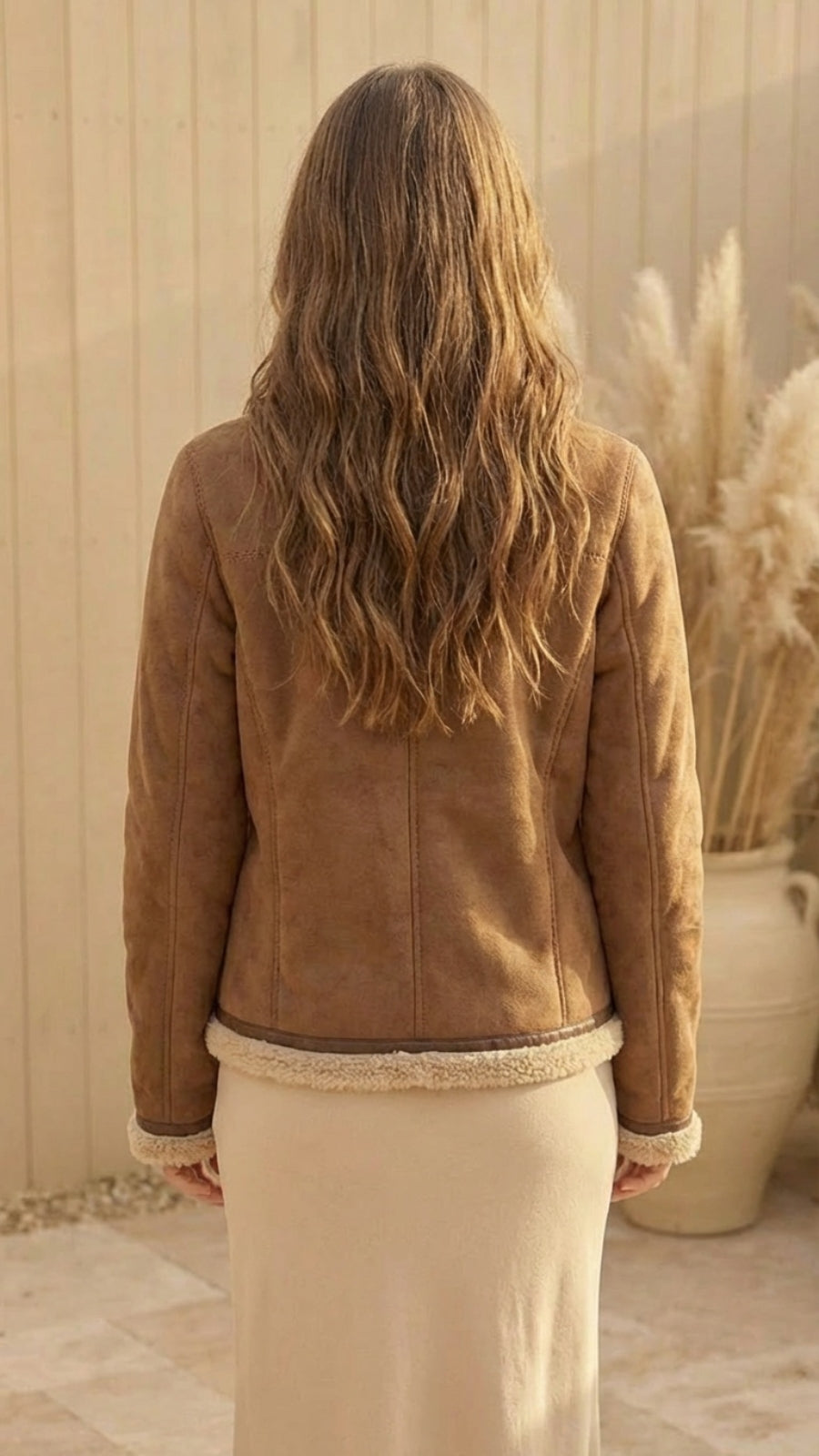 Women’s Casual Short Jacket with Button Front